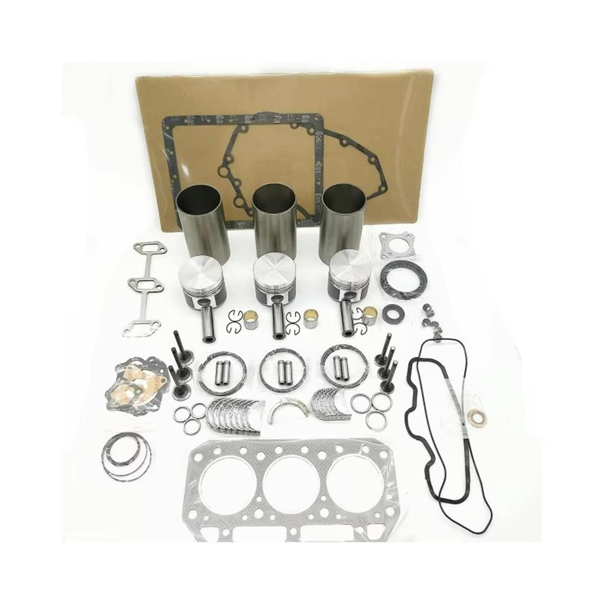 3T75 Engine Overhaul Rebuild kit For Yanmar YM220D YM250 Tractor Excavator(Ship to US Only.) - KUDUPARTS