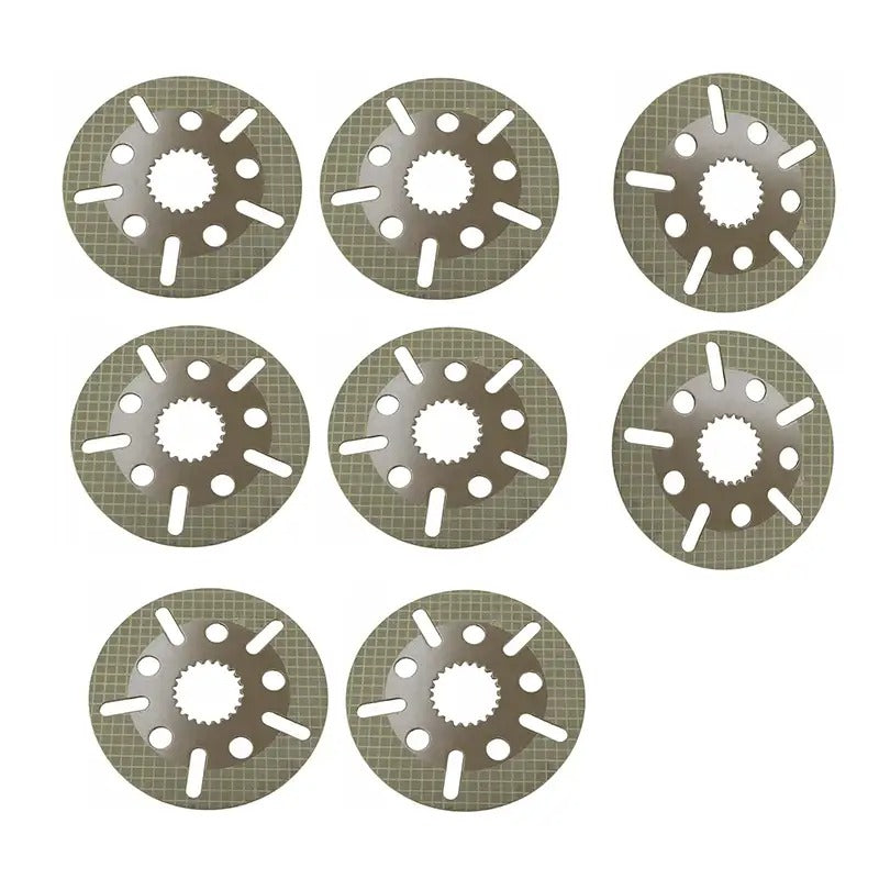 8 Pieces Friction Plate 133-7234 for Caterpillar CAT Loader 416B 416C 426B 438C - KUDUPARTS