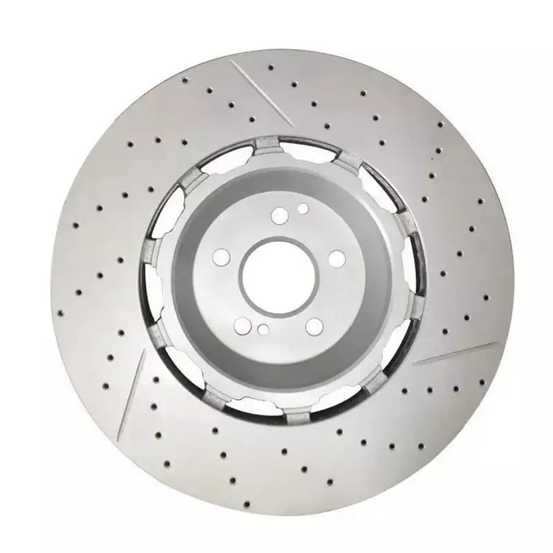 2 Pieces Front Brake Rotors A2224212612 for 2014 -2020 Mercedes-Benz Maybach-S650 S63-AMG S450 S560 - KUDUPARTS