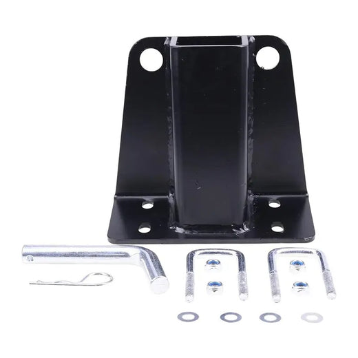 2 Inch Receiver Trailer Tow Hitch with Pins and Clips Kit for Kawasaki Mule 600 610 4x4 SX KAF400 - KUDUPARTS