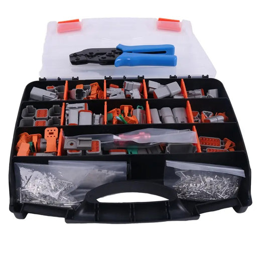 800 Pcs Deutsch DT Connector Kit With SN-48B Crimp Plier Tool - KUDUPARTS