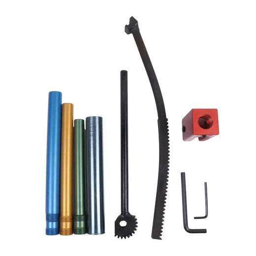 Motocross & Dirt Bike Motorcycle Compact Tire Changing Tool Kit Mount Tire Without Pinching Tube Include 15/17/20/ 25mm Axle Sleeve for 16-21 inch Wheels - KUDUPARTS