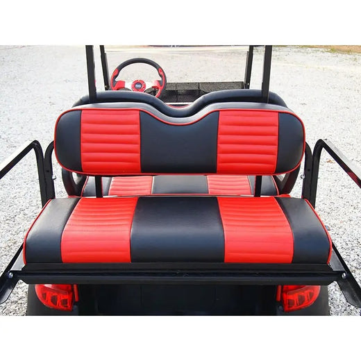 Red Golf Cart Seat Cover Front & Rear Set (4 PCS) for Club Car Precedent / Tempo - KUDUPARTS