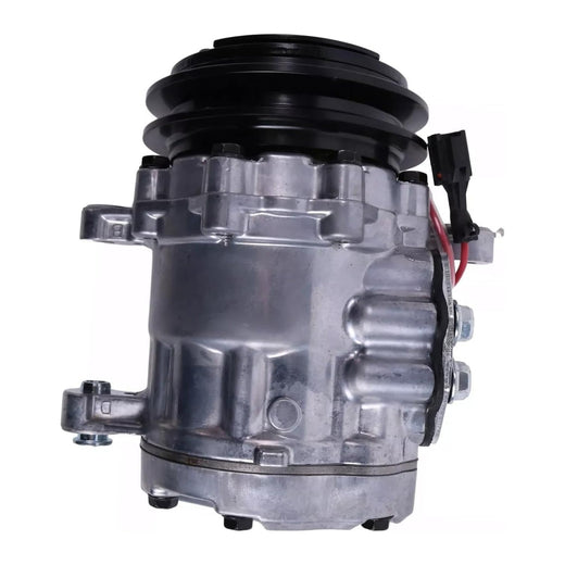 SD7B10 12V A/C Compressor FYD00007143 for John Deere 30G 30P 35G 35P 50G 50P Hitachi ZAXIS30U-5N - KUDUPARTS