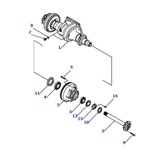 Brake Drum 3EB-21-52320 for Nissan K21 K25 Komatsu 4D98E 4D94LE Engine Forklift FFD20-16 FD20-16 FD20HH-16 FG25-16 FG25H-16 - KUDUPARTS