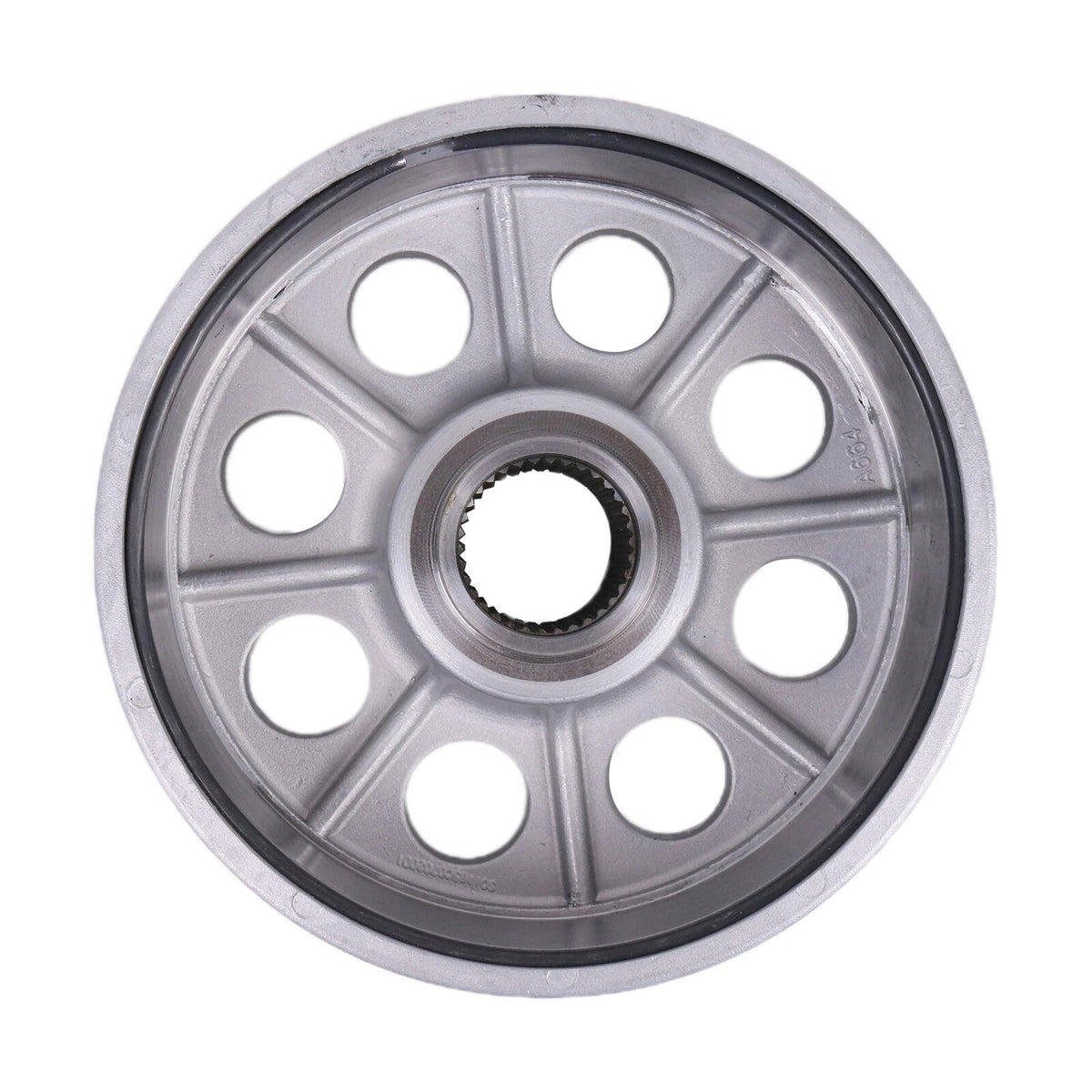 Rear Brake Drum with Brake Shoe 42620-HC4-670 12740 for Honda ATV FourTrax 300 1988-2000 - KUDUPARTS