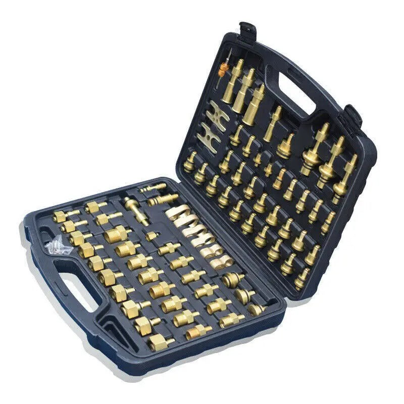 Kit de test de fuite de climatisation pour voitures européennes, américaines et asiatiques