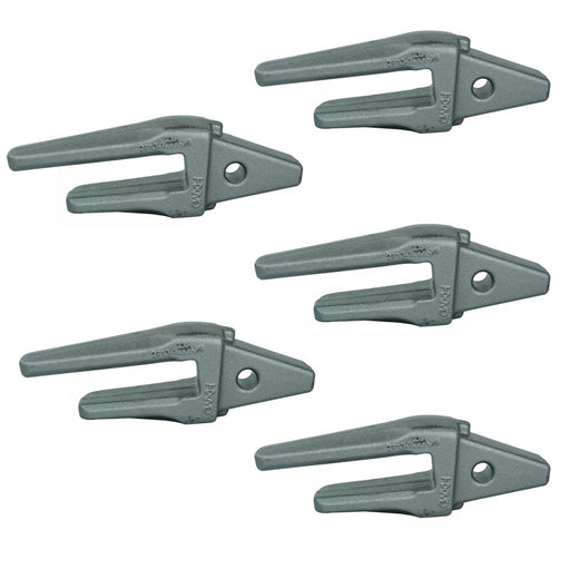 5PCS Bucket Tooth Adapter 2713-1222 for Komatsu Doosan Daewoo Excavator Solar 130LC-V 130W-V(1) 130W-V(2) - KUDUPARTS