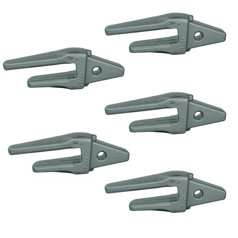 5PCS Bucket Tooth Adapter 2713-1222 for Komatsu Doosan Daewoo Excavator Solar 130LC-V 130W-V(1) 130W-V(2) - KUDUPARTS