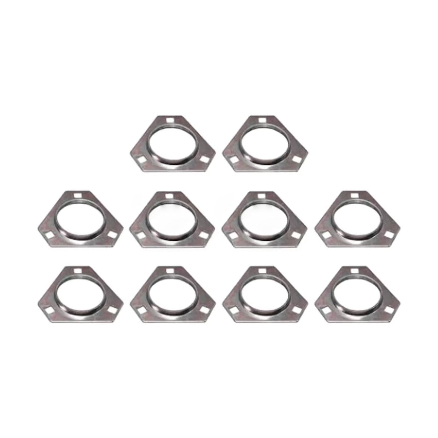 10 Pieces Bearing Flange Half H103264 for Yanmar 3TNE84 4TNE84 John Deere 6068 6090 6135 Engine 4300 4400 4410 4600 4700 Tractor