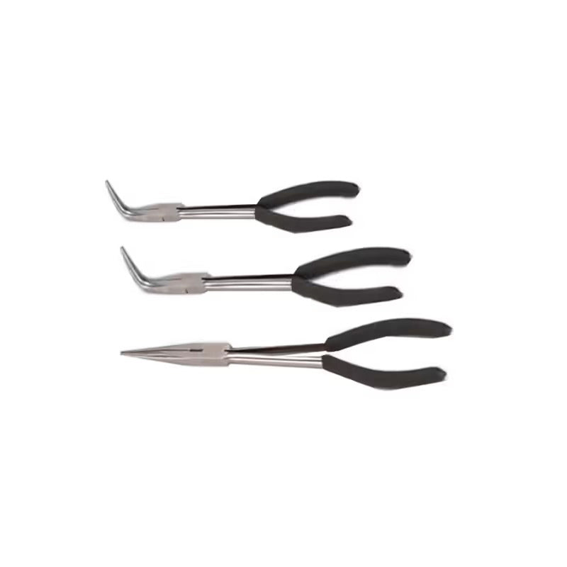 3 Pieces Long Reach Pliers Kit TY24362 for Construction Equipment