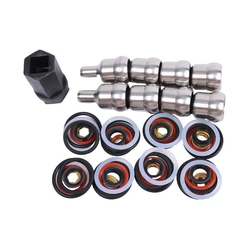 Oil Rail Leak Repair Kit Tool O-Rings & Injector Seal for Ford 6.0L Powerstroke 2003-2007