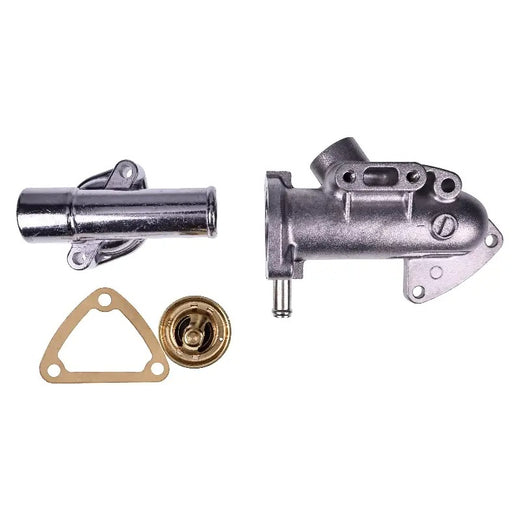 Thermostat 2500870 Cover 2810945 Complete Water Flange 5001956 554082 for Kubota Engine Z482 D662 D722 - KUDUPARTS