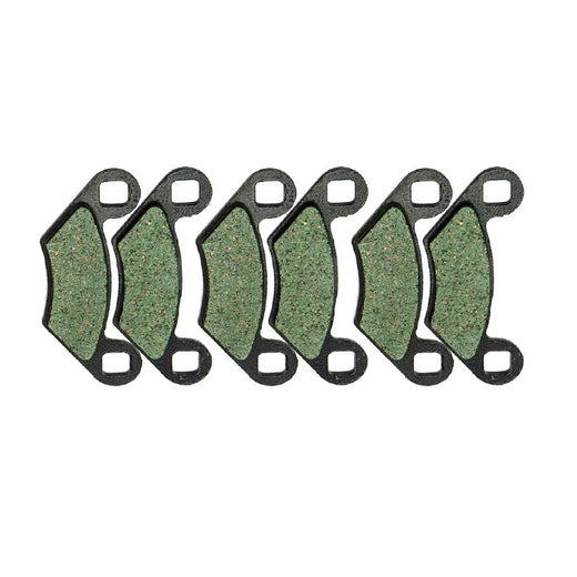 6 Pcs Front Rear Brake Pad FA159 FA232 for Polaris ATV Xplorer 400L Sportsman 500 Big Boss 250 - KUDUPARTS