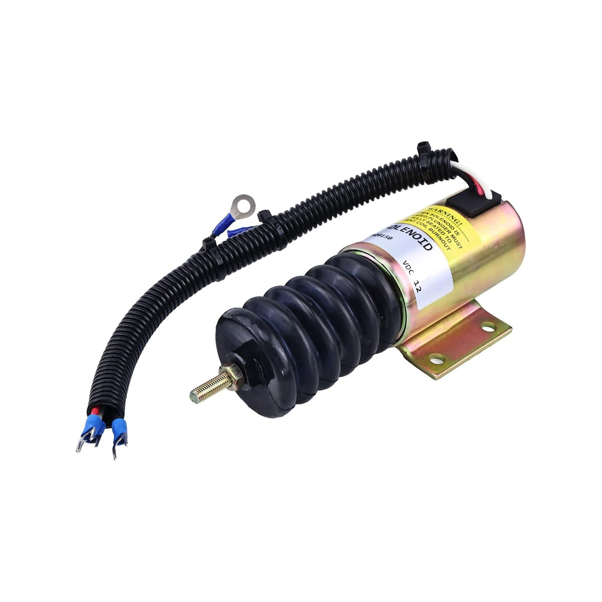 12V Throttle Solenoid 121615 121615GT for Genie S-60 S-65 S-80 S-85 Deutz BF4L-2 - KUDUPARTS