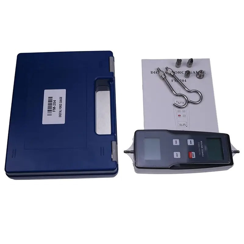 FM-204-100K 980N 100kgf 220Lbf Digital Force Gauge Push Pull Gauge Dynamometer Peak Track Mode 0.5% Accuracy