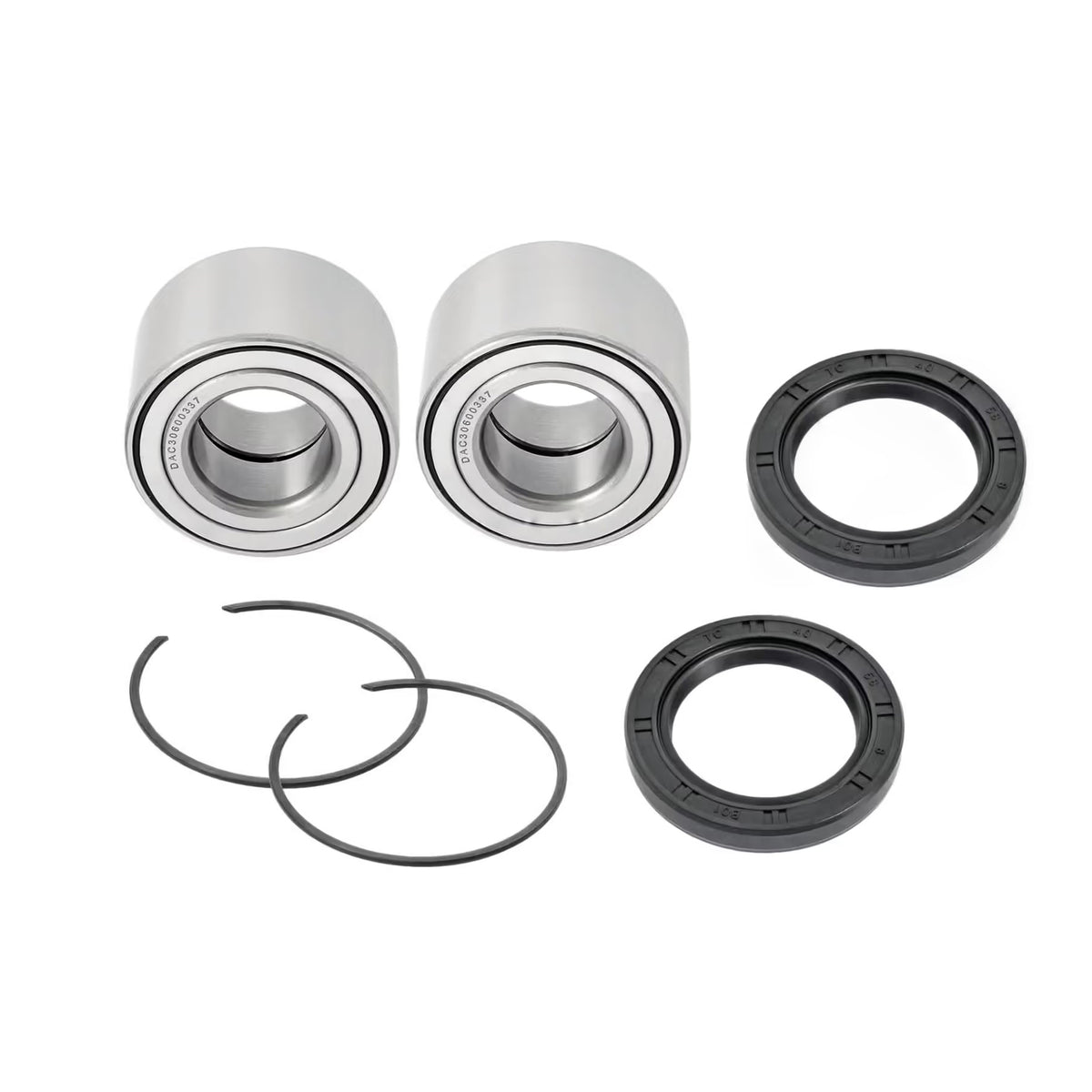 Front Wheel Bearing & Circlip Kit 293350126 293250246 for Can-Am UTV Defender HD10 Maverick 1000R 2003-2023 - KUDUPARTS