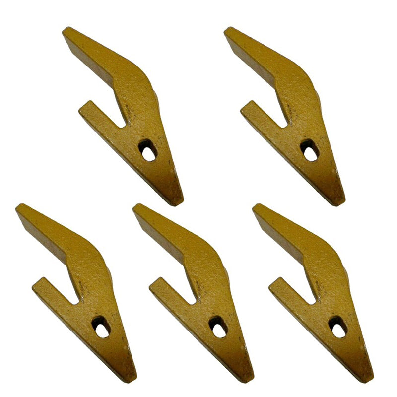 5 Pcs Bucket Tooth Adapter U43792 2740W23 for John Deere 4039 4045 6068 Excavator 230CLC 240DLC 270DLC 380GLC - KUDUPARTS