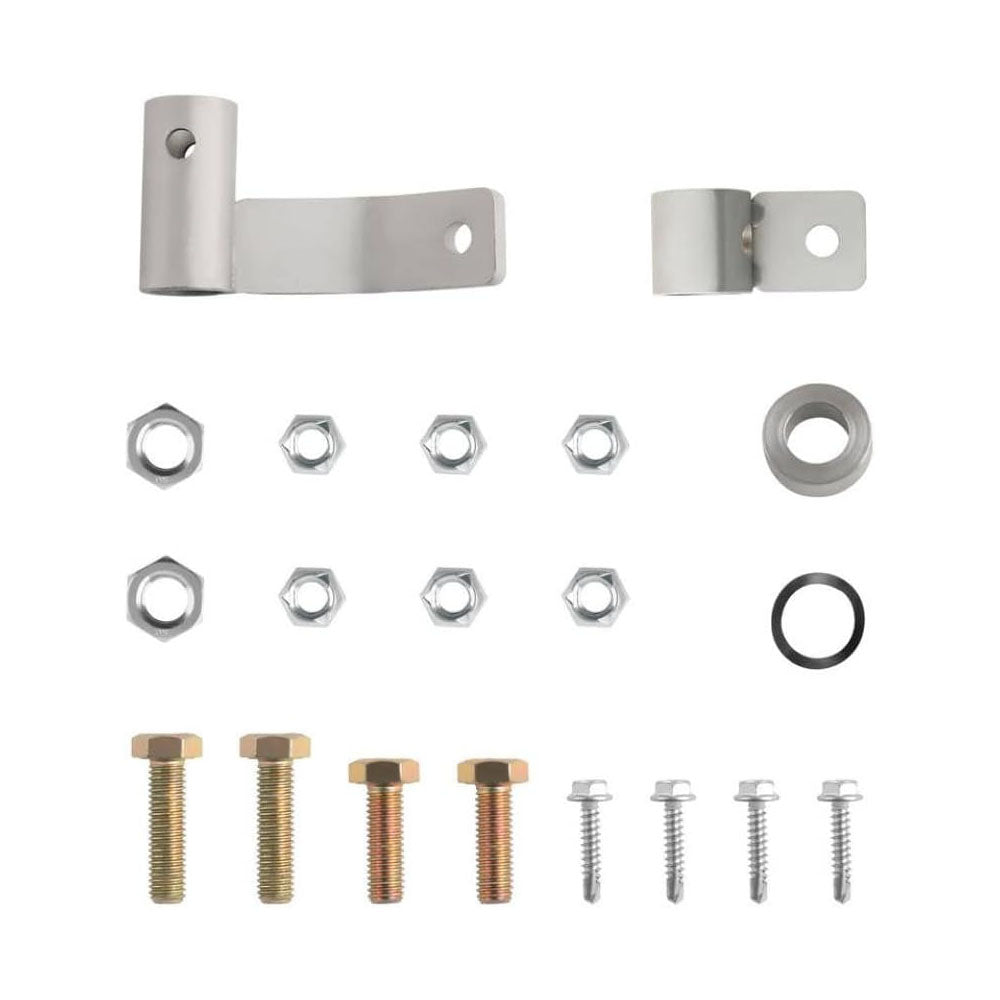 Stainless Twin-Stick Shifter With Boot NP205GM8 for GM NP205 8-Bolt Transfer Case - KUDUPARTS