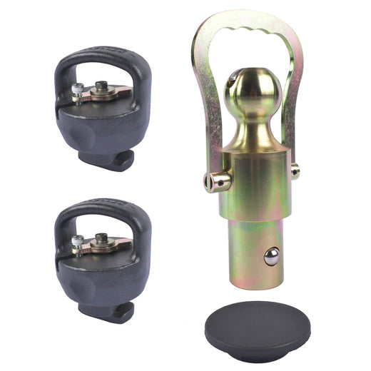2-5/16" Gooseneck Ball and Safety Chain Kit GNXA2062 for Dodge Ram 2500 3500 Truck - KUDUPARTS