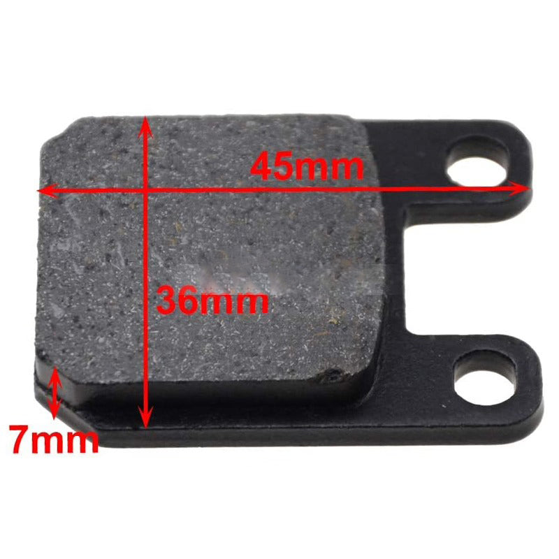 2 plaquettes de frein pour moto, quad, buggy, kart, scooter, ATV 110cc, 125cc, 160cc
