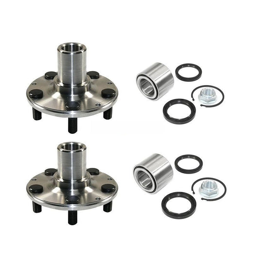 2 Sets Front Wheel Hub and Bearing Kit 513248 930-502 for Subaru Forester Impreza Excludes Legacy - KUDUPARTS