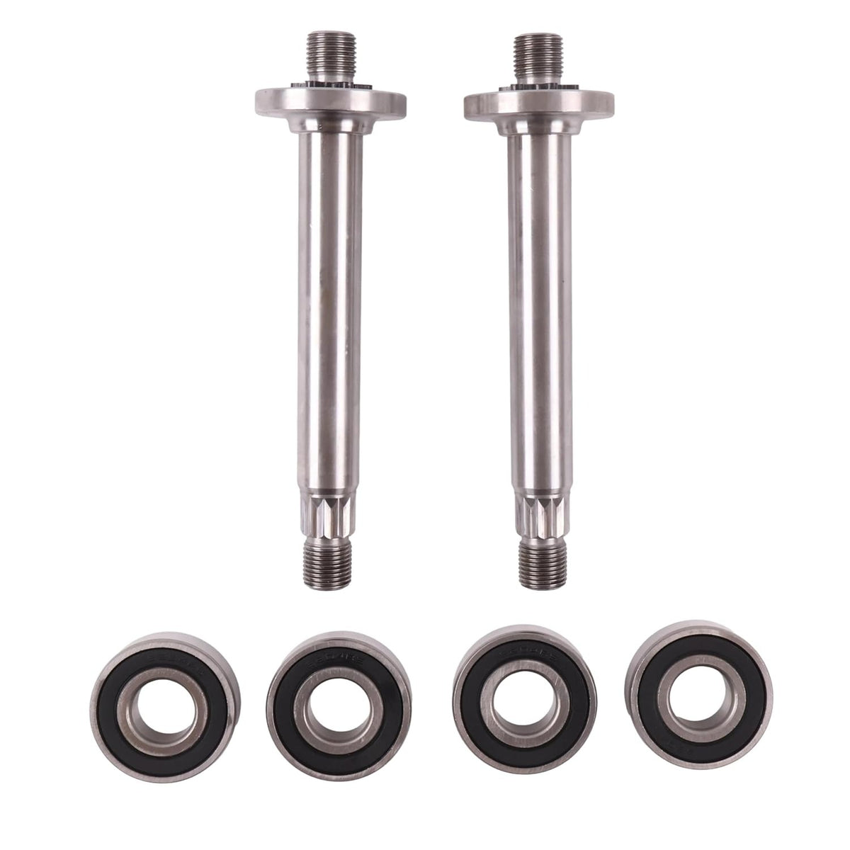 Spindle Shaft With Bearing Kit 738-1186 753-06348 for Cub Cadet Lawn Tractor LT1045 LT1046 MTD Tory Bilt Mower - KUDUPARTS