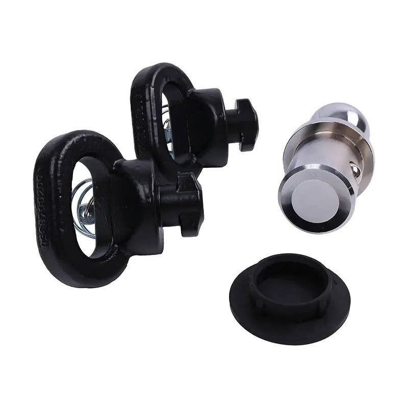 Puck System 2-5/16" Gooseneck Ball and Safety Chain Anchor Kit 60618 82216057AC for Ram Pickup Truck 2500 3500 2013-2023