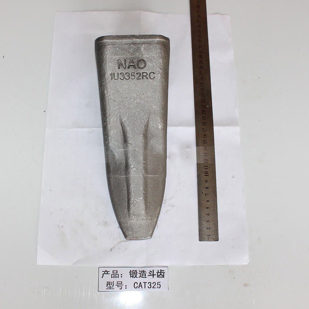1 Unit For Caterpillar Excavator CAT 225 227 229 245 320B 320C 320D 322 325 325B 330 Forging Bucket Tooth Tips-long 1U-3352 - KUDUPARTS