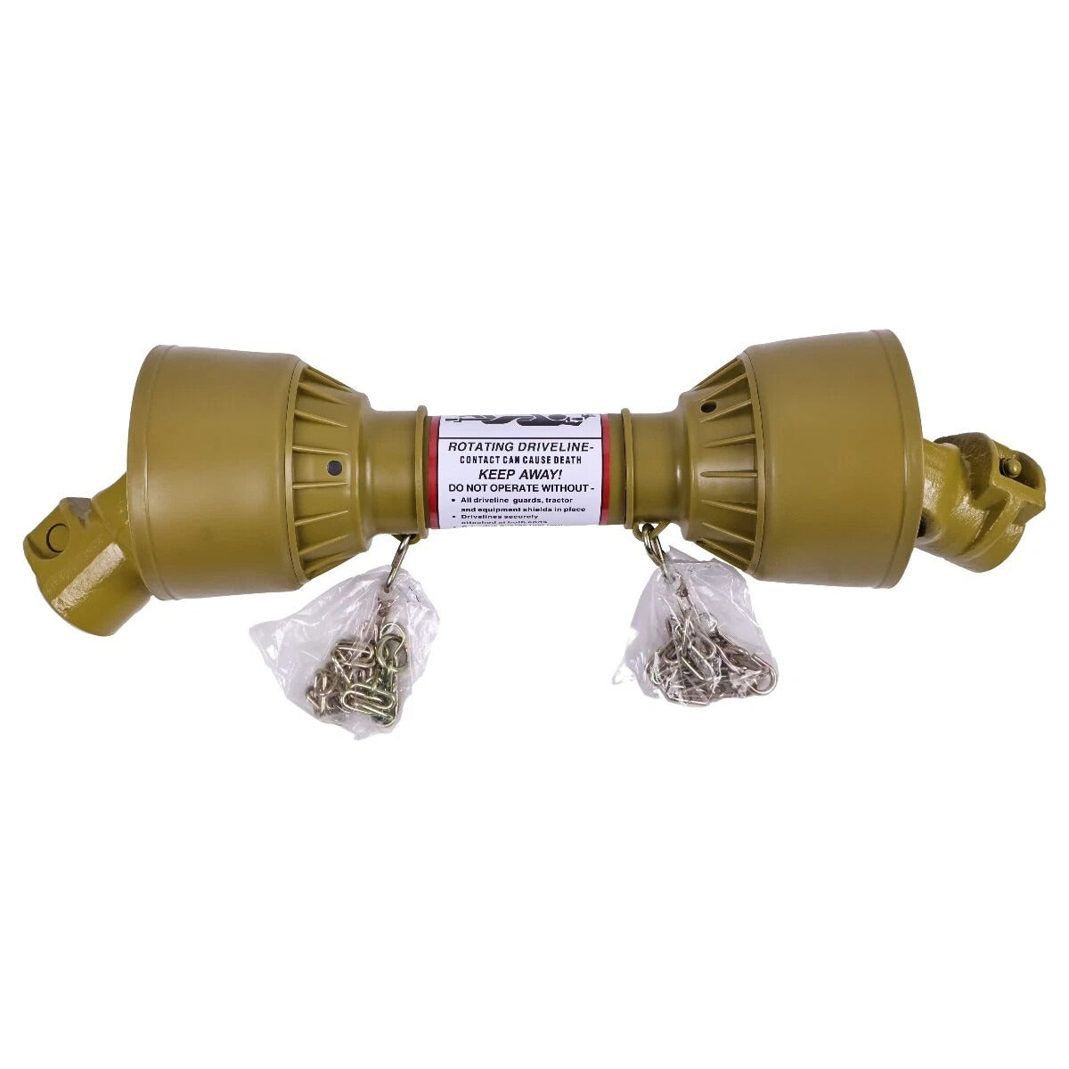 Pto Shaft Drive Shaft 1-3/8' 6 Spline End Round End T1 20'-24' For Tractor Mower(Ship to US Only.)