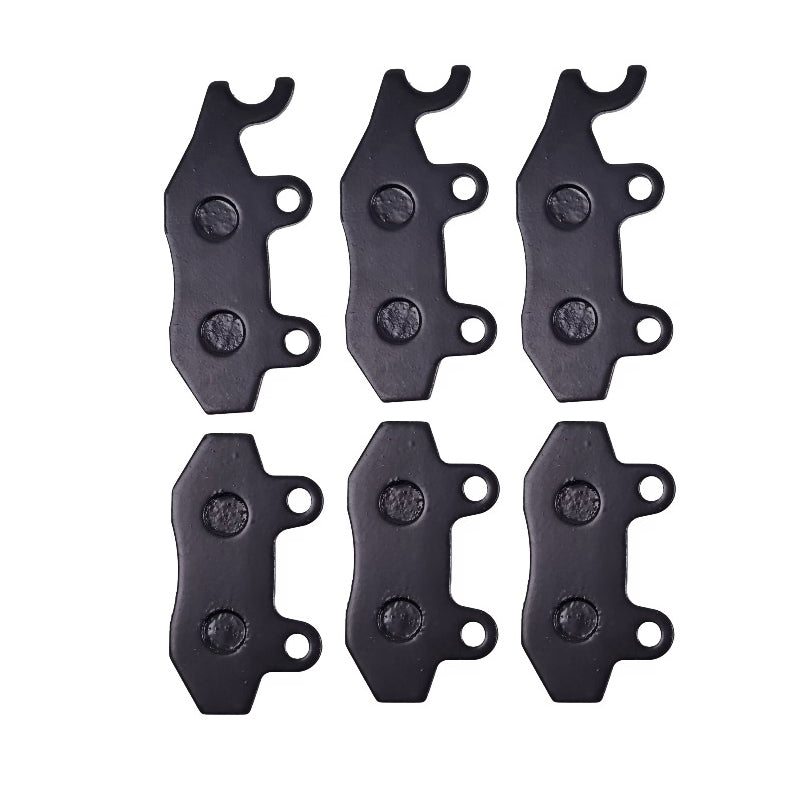 6 Pcs Front & Rear Brake Pad FA135 FA165 FA428 for Yamaha Rhino 450 660 Raptor 700 700R - KUDUPARTS