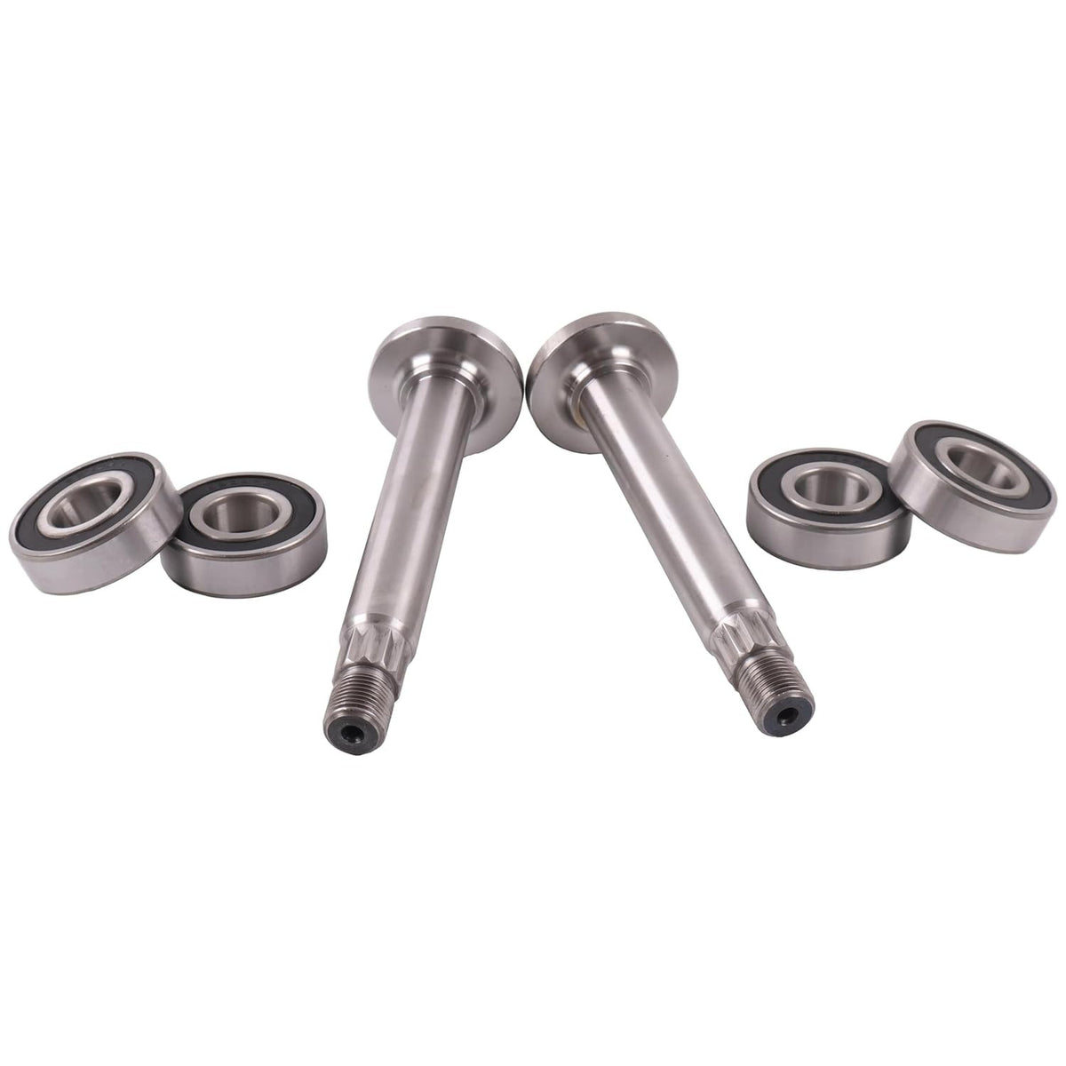 Spindle Shaft With Bearing Kit 738-1186 753-06348 for Cub Cadet Lawn Tractor LT1045 LT1046 MTD Tory Bilt Mower - KUDUPARTS