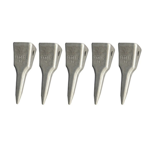 5PCS Bucket Tooth 7T-3402TL for Caterpillar CAT Excavator 231D 320B 320C 322N 325L 325B 325D 329D 330L 336D2 336F - KUDUPARTS