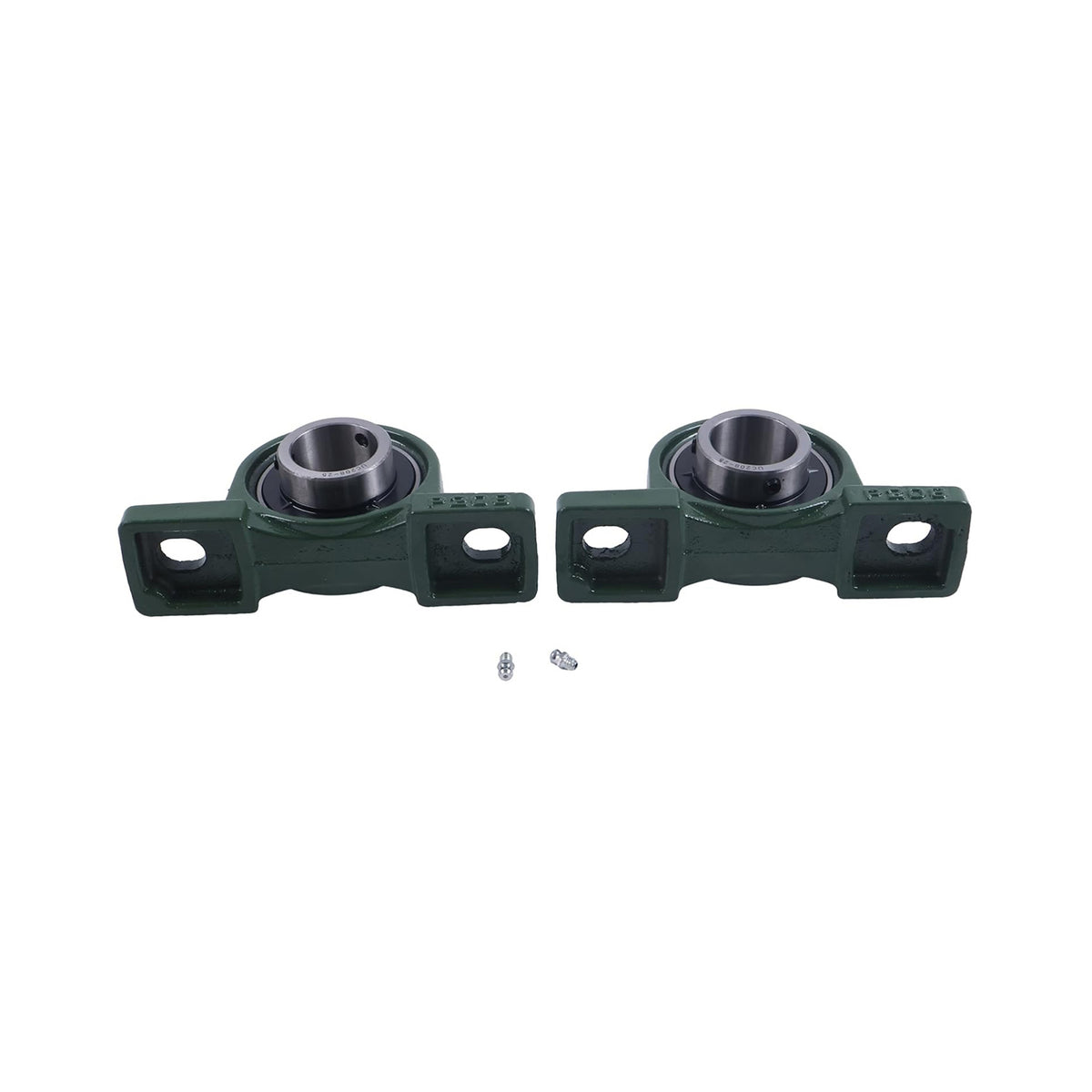2 Pieces 1-9/16 Pillow Block Bearing NP-25 P2B-SC-109 UCP208-25 for Harvester Plow Seeder - KUDUPARTS