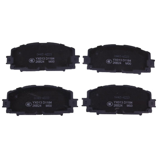 4 Rear Brake Pads 04465-AZ213 for Toyota 2007-2012 Yaris Sedan 2006-2015 Yaris Hatchback - KUDUPARTS