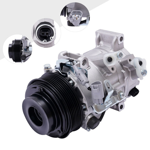 6SBU16C A/C Compressor 88320-33200 AEG328 for Toyota Avalon 2005-2012 Camry 2007-2011 3.5L - KUDUPARTS