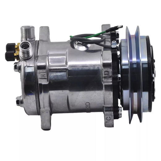 A/C Compressor 5165548 for New Holland F100 F115 F130 F140 VM340 VM460 - KUDUPARTS