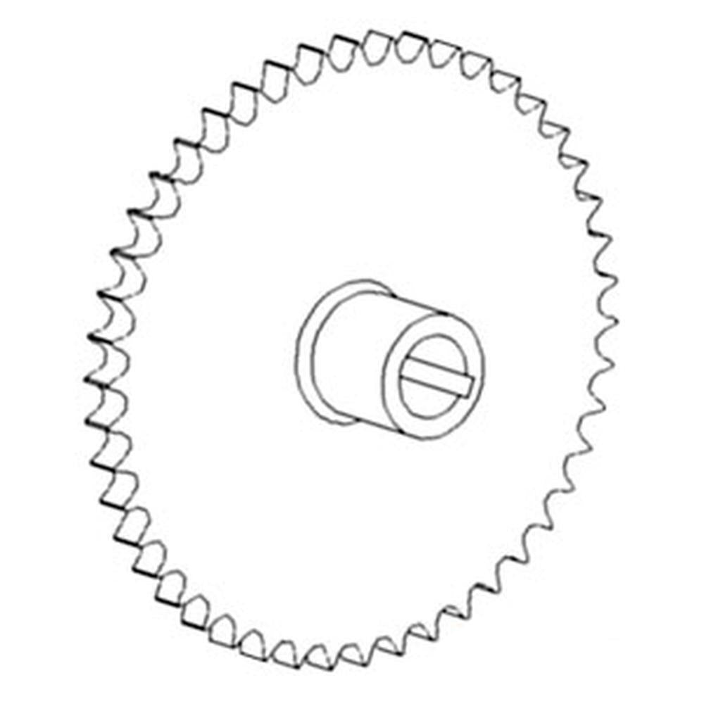 Sprocket AH140001 for John Deere Engine 6068HCQ04 6081HH001 Combine 9600 9610 9650 STS S760 S770 S780 - KUDUPARTS