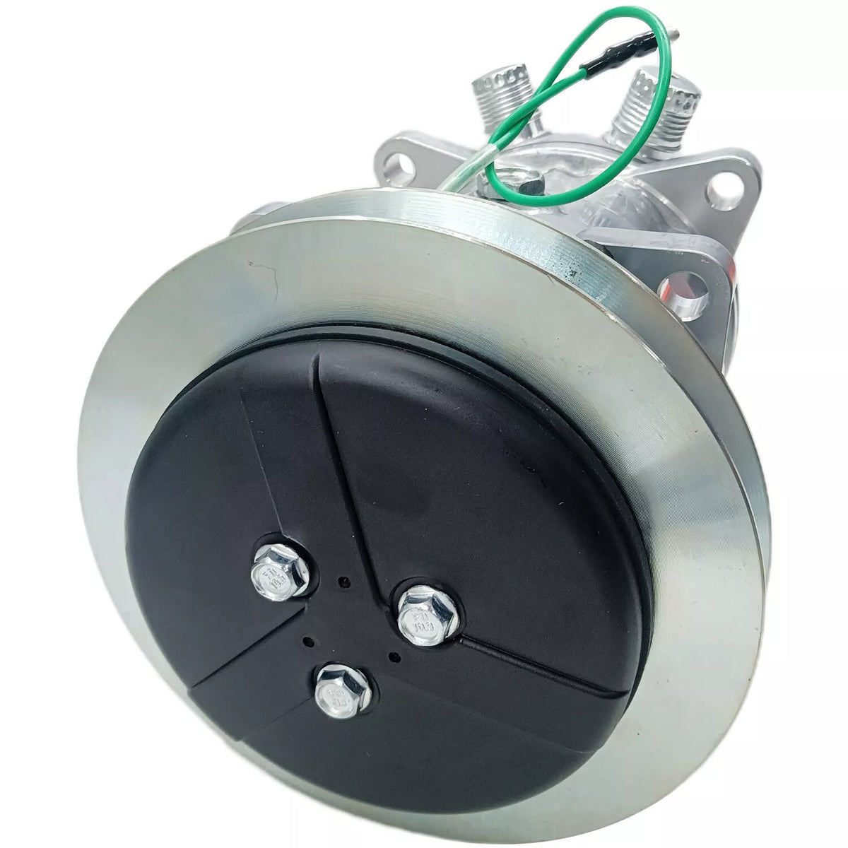 SD7H15 A/C Compressor FF200866 for John Deere 2054 2554 2154D 2454D 2954D 3754D Hitachi ZAXIS210F-3 ZAXIS240F-3 ZAXIS290F-3 ZAXIS370F-3 ZAXIS200F ZAXIS250F - KUDUPARTS