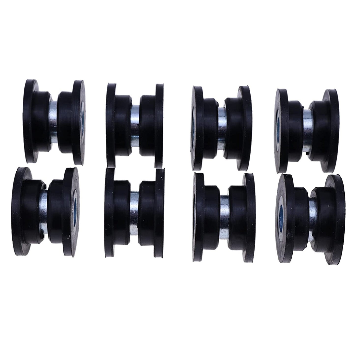 Kit de 8 bagues d'amortisseur avant et arrière supérieures et inférieures 21-0001 pour Arctic Cat 250 300 375 400 454 500 650