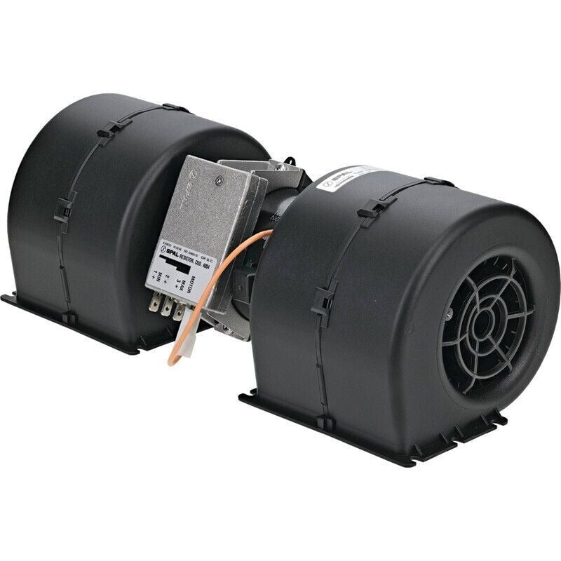 12V Blower Motor with Resistor 87527163 for CASE Tractor DX40 DX45 DX55 DX60 Farmall 40 45 50 60 - KUDUPARTS