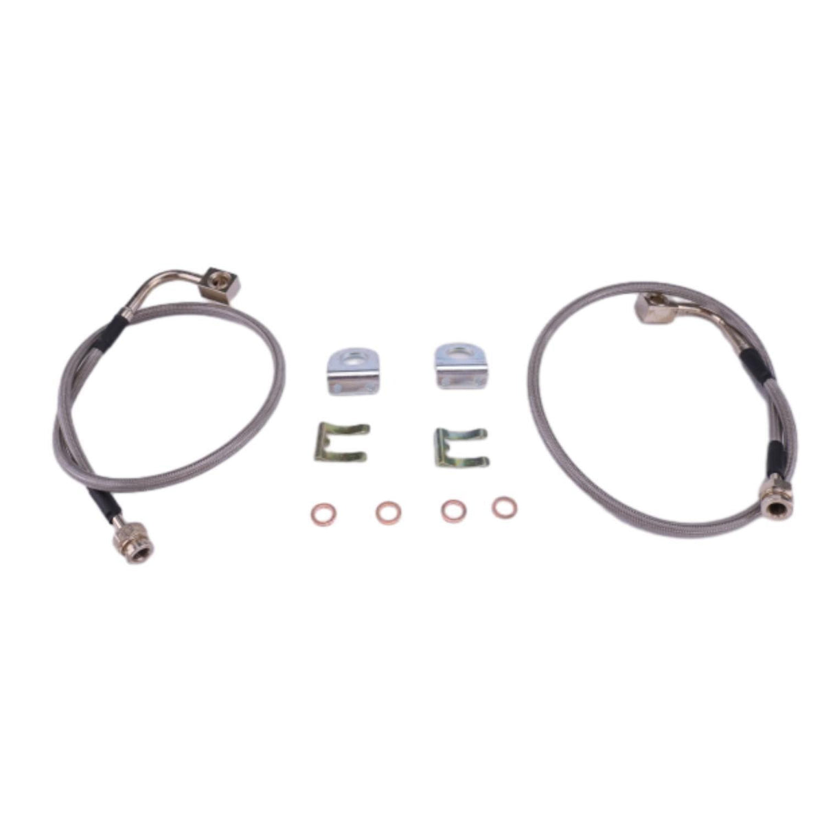 Rough Country GM Extended Front Brake Line 89370 for Chevy Silverado GMC Sierra 2007-2019 1500 2011-2019 2500 3500HD - KUDUPARTS