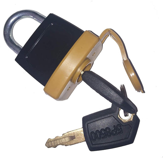 Padlock 246-2641 & Key 5P8500 for Caterpillar 725 730 735 740 D250E D300E 730 740 AP-1000D AP-1050B 385C 5080 5090B G3508 G3512 G3516 3406C 3412 3508 3508B 3512 3512B - KUDUPARTS