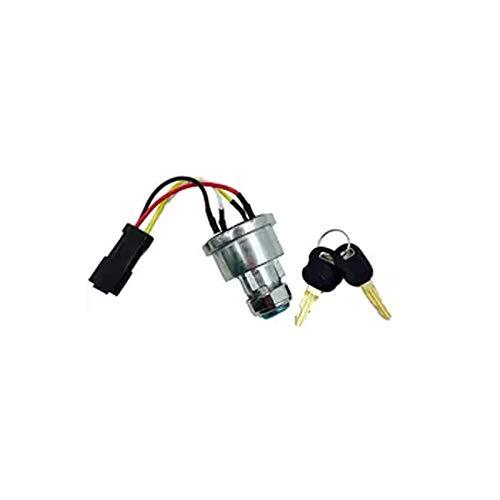 John Deere Ignition Switch With Keys - Fits 670, 870, 970 & Other Compact Tractors, Part AM876787 7 thumbnail image