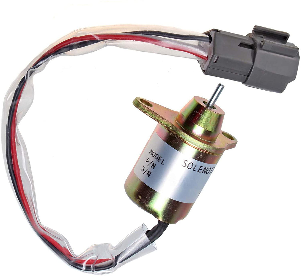 Fuel Shutoff Solenoid 129612-77940 YM129612-77940 for Yanmar 4TNV98 4TNV94 Engine - KUDUPARTS