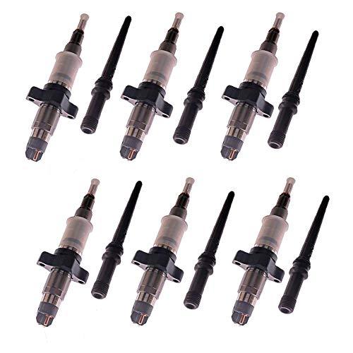 New 6PCS Fuel Injectors 0445120238 0986435505 for 04-09 Dodge Ram Cummins 5.9L Diesel - KUDUPARTS