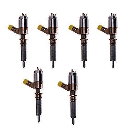 6PCS Injector 3264700 326-4700 for Caterpillar C6 C6.4 Engine CAT 320D Excavator - KUDUPARTS