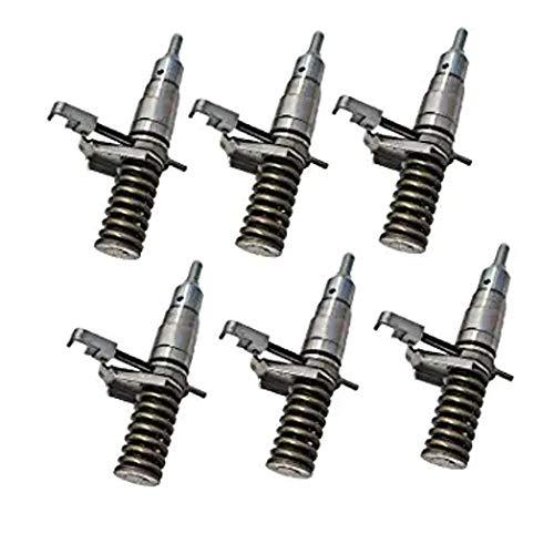 Fuel Injectors 6PCS 127-8222 1278222 for Caterpillar Engine 3114 3116 Excavator 325 325 L Wheel Loader 950F 950F II 960F - KUDUPARTS