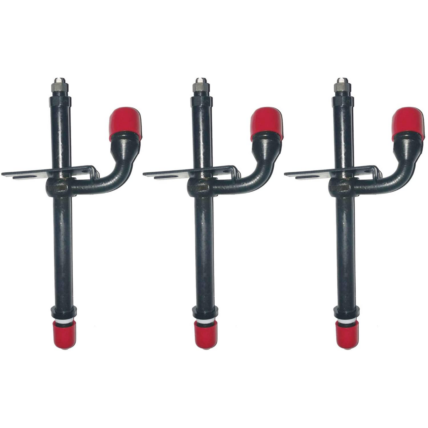 3PCS Fuel Injector 27333 AR89564 for John Deere Loader 210C 310 350B 401C 410 610B 1020 1030 1040 1140 1350 1420 1520 1530 2955 2350 2030 2020 - KUDUPARTS