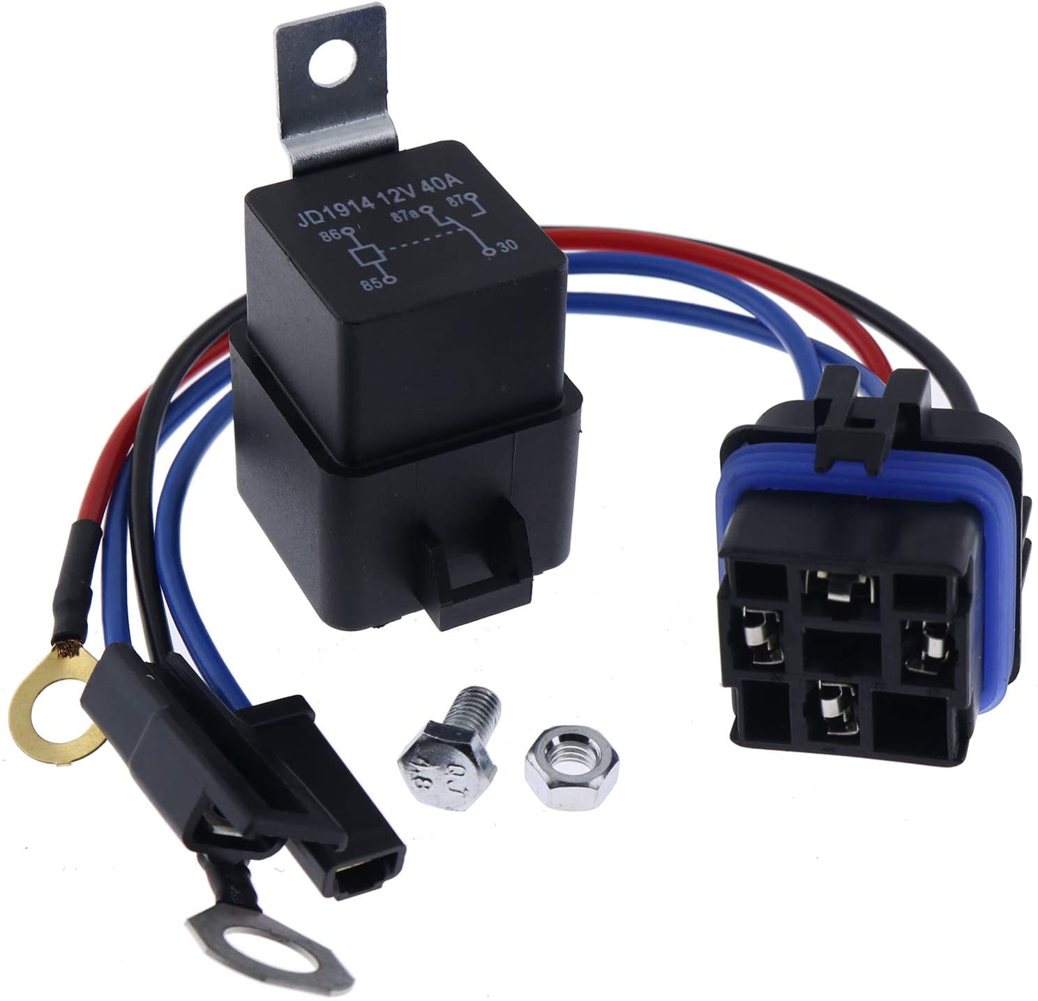 Genuine John Deere OEM Starter Relay Kit - Fits 316, 318, 160, 180, 420, GX75 Mowers
